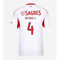 Benfica Antonio Silva #4 Fußballbekleidung Auswärtstrikot 2025-26 Kurzarm